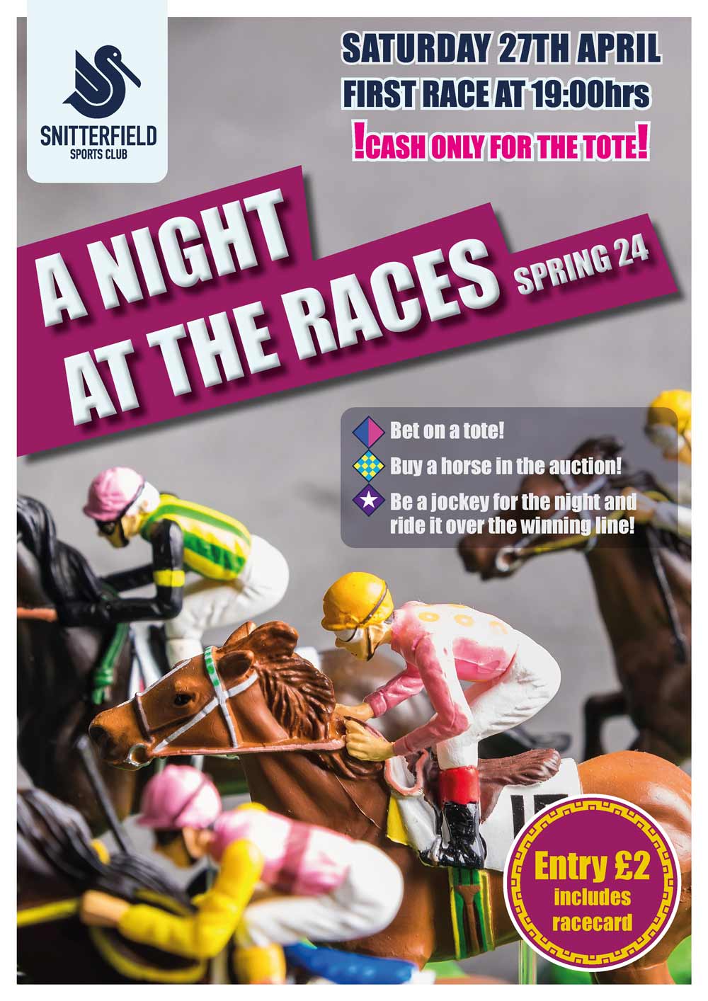 A night at the races April 24